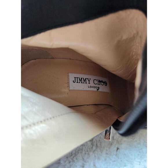 NWOB JIMMY CHOO Brecken 100 crystal-embellished suede ankle boots Size 35 - Picture 10 of 13